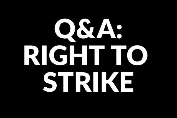 RIGHT TO STRIKE